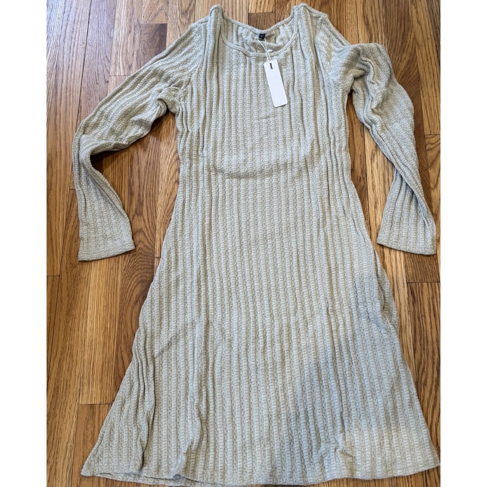 Nwt Womens Ouges Sage Green Maternity Sweater L/S… - image 1